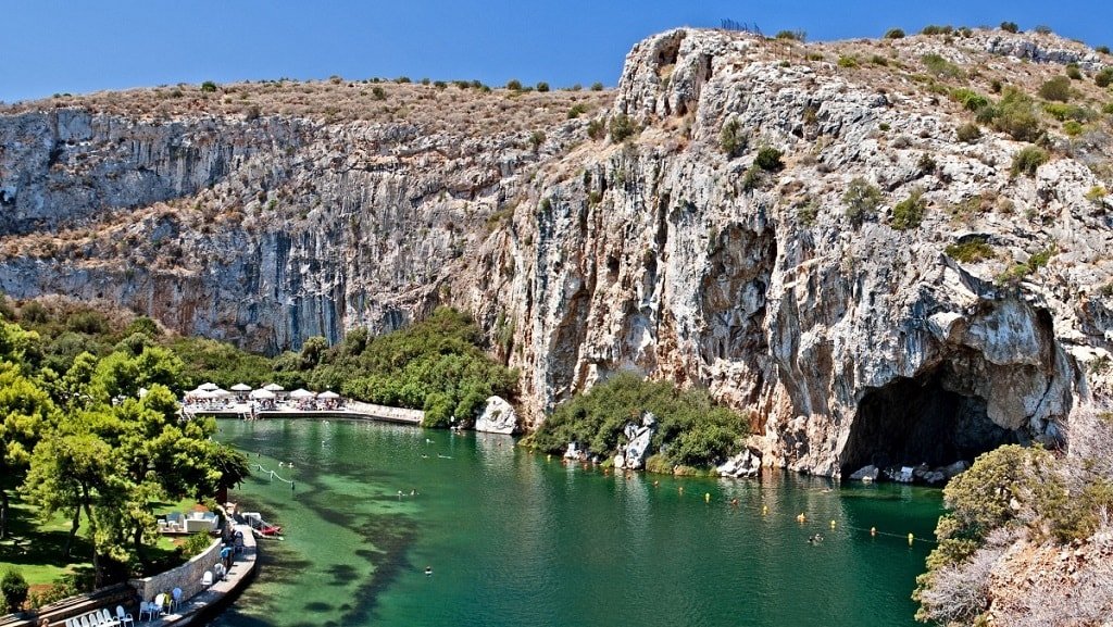 Озеро Вульягмени в Афинах