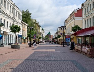 Фото Большая Покровская улица в Нижнем Новгороде