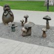 Фото Скульптура «Ёжик на грибной поляне» 8