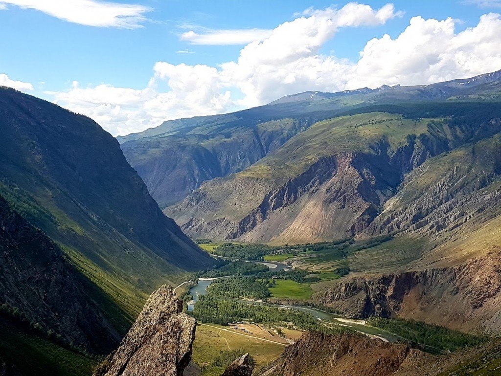 Алтай Долина Чулышмана старинный храм