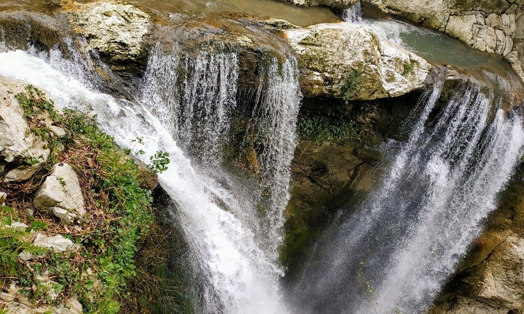 Агурские Водопады - вид сверху